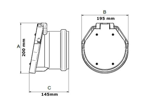 Ruckstauklappe Fur Fakalwasser Dn 150