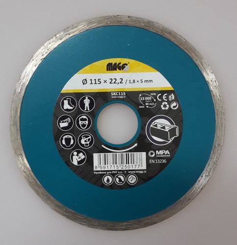 Diamant-Trennscheibe 115-150 mm Fliesen Stein Stahlbeton universal u.segmentiert Handwerkerqualit�t 