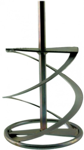 Profi M�rtelr�hrer Wendelr�hrer R�hrstab R�hrkorb Farbmischer Stahl verzinkt 500 x 100mm 