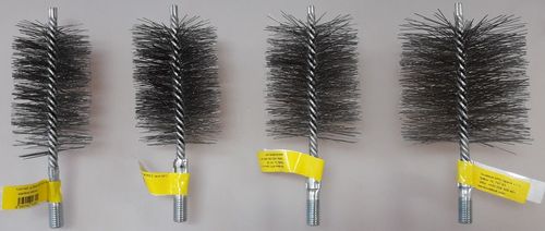 Ofenrohrb�rste Heizkesselb�rste Kaminb�rste Kaminbesen Rohrb�rste V4A-Edelstahl 