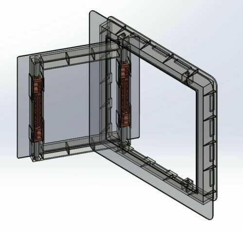 Edelstahl Revisionsklappe 300x300 Mm – Praktische Inspektionstür Für Wände