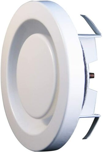 Tellerventil AEE - Abluft 125mm wei� pulverbeschichtet