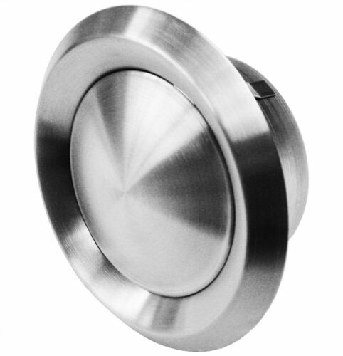 Tellerventil SUB - Zuluft und Abluft 100mm Edelstahl geb�rstet