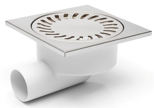 Duschablauf Bodenablauf 150x150mm DN50 95 incl Dichtungsmatte  326 XN 391 1 