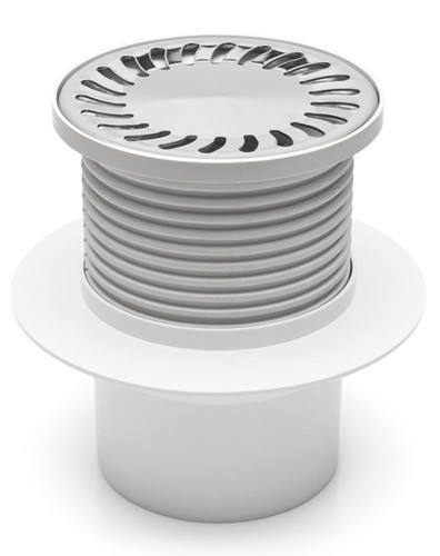 Duschablauf  Badablauf Edelstahl  137mm rund   DN 110 431 L