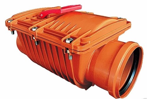 R�ckstauverschluss  DN110 mit doppelter R�ckstauklappe