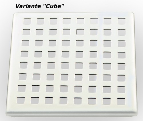 Duschablauf Badablauf Bodenablauf DN 50 in Edelstahl Cube 2