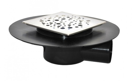 Duschablauf Badablauf Bodenablauf DN 50 in Edelstahl Cube 1 