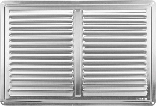 Edelstahl L�ftungsgitter H205xB305mm Abluftgitter Schlitz Gitter Lamellengitter