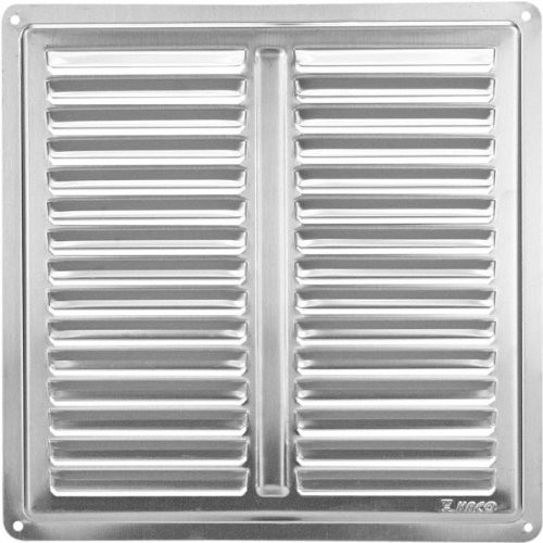 Edelstahl L�ftungsgitter 205x205 mm Abluftgitter Schlitz Gitter Lamellengitter