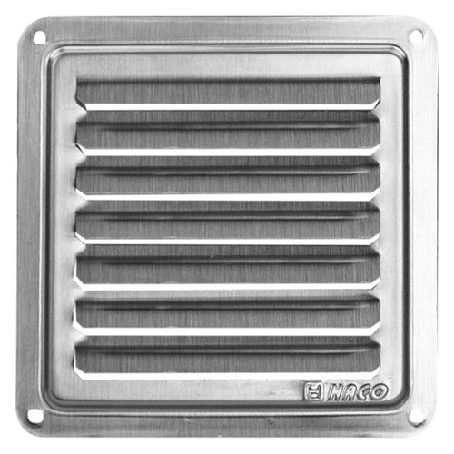 Edelstahl L�ftungsgitter 105x105 mm Abluftgitter Schlitz Gitter Lamellengitter