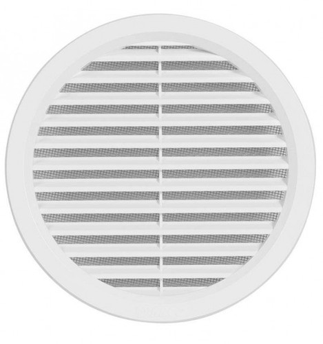 Kunststoff L�ftungsgitter Deckma�179mm Flansch/Rohranschlu� Insektenschutz VM150