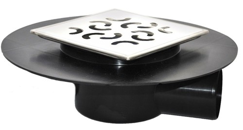 Duschablauf Badablauf Bodenablauf DN 50 Edelstahl Dichtungsfolie Arco1 391 1