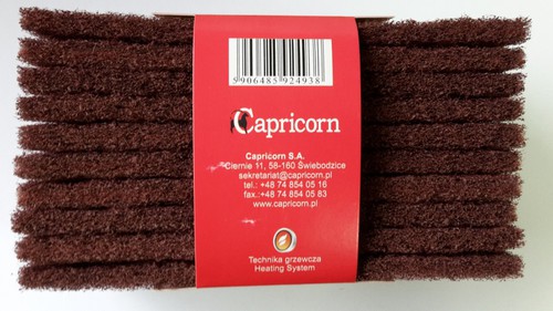 10 St Reinigungsvlies metallfrei Kupferrohre Fittinge L�tverbindung Putzvlies