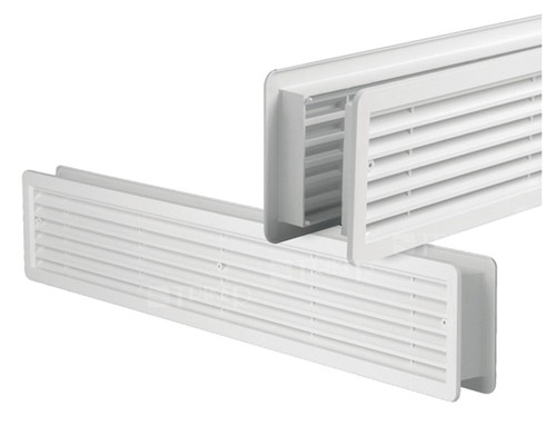 T�rl�ftungsgitter L�ftungsgitter T�rluftgitter T�rgitter wei� 400x130mm