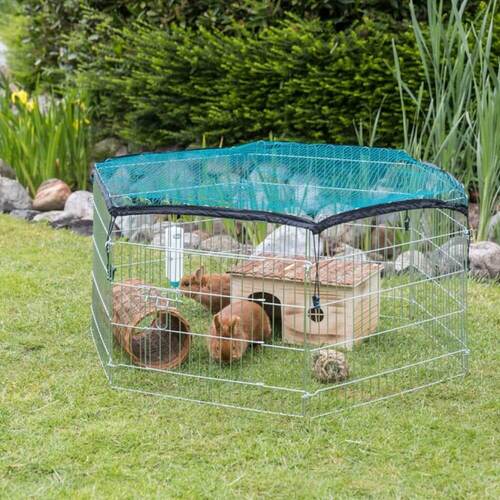 Trixie Freilaufgehege mit Netz, verzinkt -  126 x 58 cm