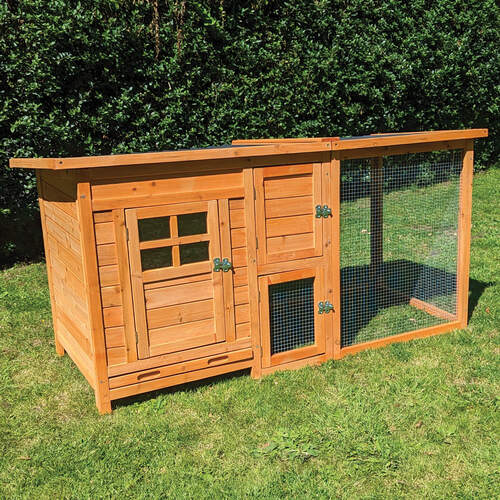 Hhnerhaus Paula mit PVC Welldach