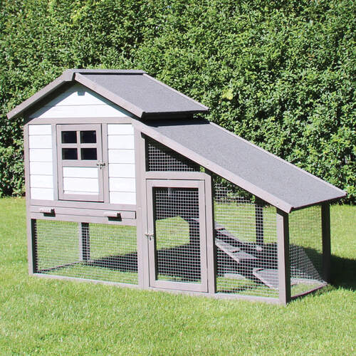 Hasenstall Freddy mit Bitumendach