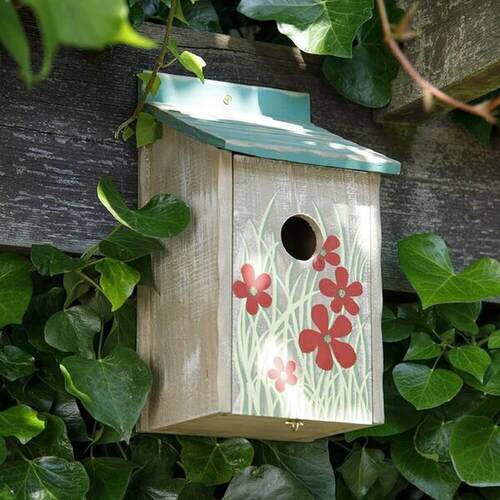 Holz Nistkasten Wildflower