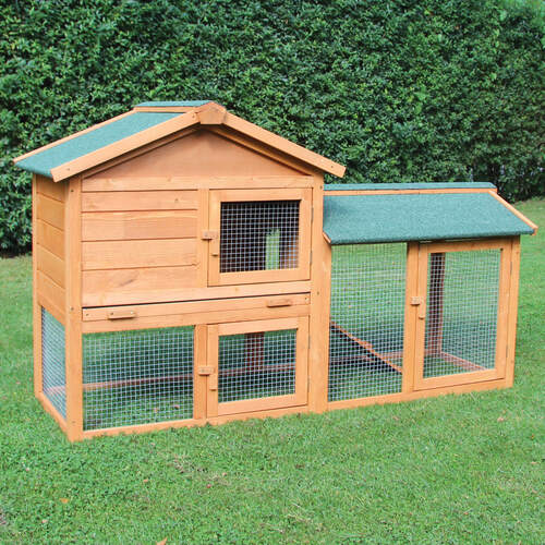 Kaninchenstall Klopfer natur