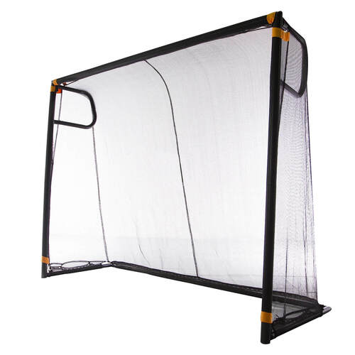 Charlsten Fu�balltor Sport Schwarz 244x200x90 cm