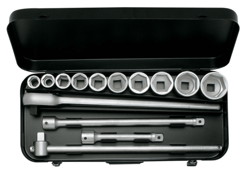 ELORA Steckschl�ssel-Satz 3/4 Zoll, Zw�lfkant-Eins�tze, 14-teilig