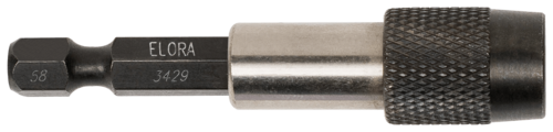 ELORA Bithalter 1/4 Zoll, Dauermagnet, Schnellwechselfutter