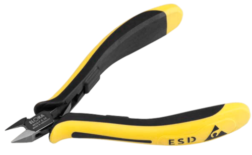 ELORA Elektronik Seitenschneider ESD, spitzer, schmaler Kopf 