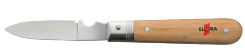 ELORA Holzgriff Kabelmesser, klappbar