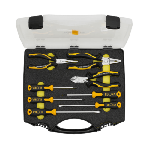 ELORA Mechaniker Zangen & Schraubendreher-Set, 8-teilig