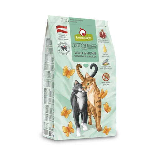 GranataPet Katzen Trockenfutter DeliCatessen Wild & Huhn