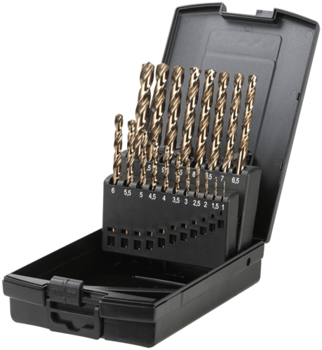 ELORA Spiralbohrer-Set HSS-G DIN 338, 130-, 19-teilig