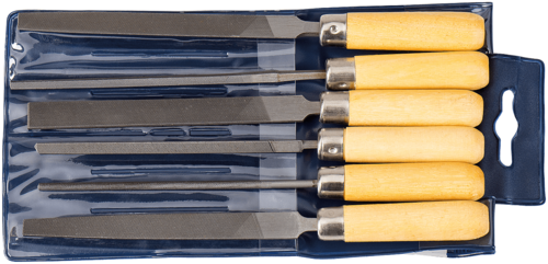 ELORA Schl�sselfeilen-Set, 6-teilig DIN 7283