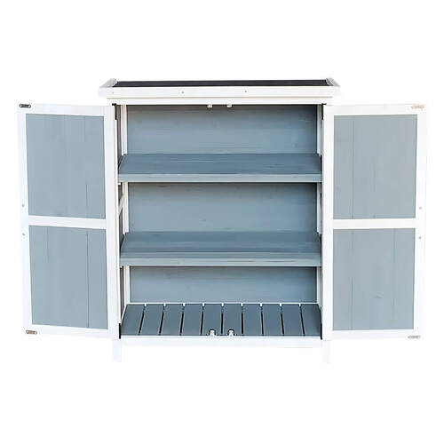 Holz Gartenschrank 75x40x90 cm