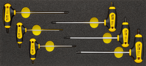 ELORA Werkzeugwagen Einlage TORX�-Winkel-Schraubendreher,18,9x41cm