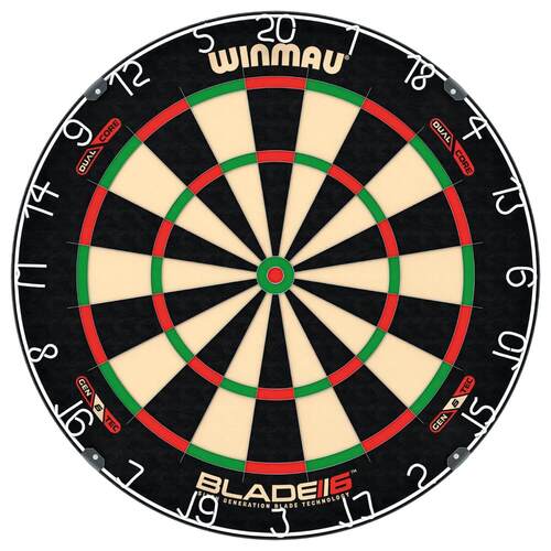 Winmau Steel Dartscheibe Blade 6 Dual Core