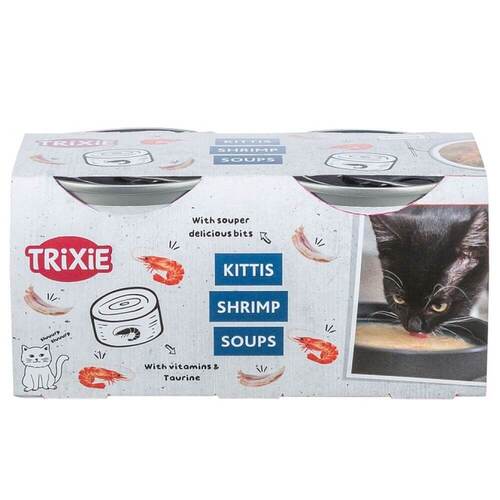 Trixie Katzensuppe Huhn & Shrimps 4 x 80 g