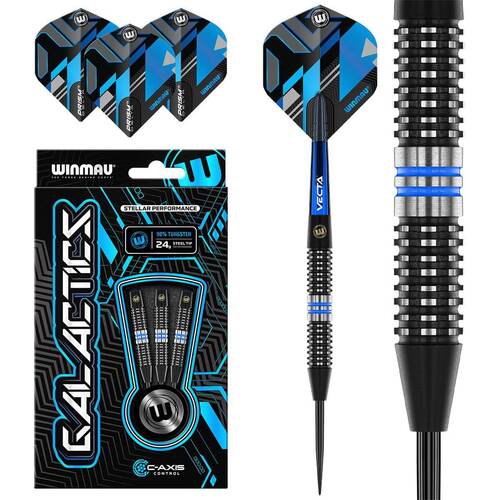 Winmau Steeldart-Pfeile Galactics 24 g