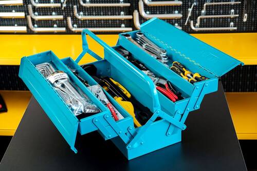 ELORA Werkzeugkoffer plus 58-teiliges Sanit�r-Werkzeugset