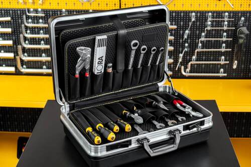 ELORA Werkzeugkoffer mit 58-teiligen Sanit�r-Werkzeugset