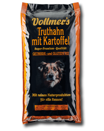 Vollmer�s Hunde Trockenfutter Truthahn mit Kartoffel 