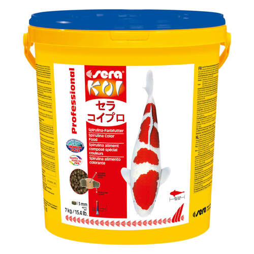 Sera Koifutter Professional Spirulina Farbfutter 
