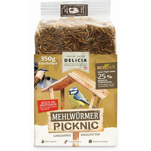 Delicia Vogelfutter Mehlwrmer getrocknet 