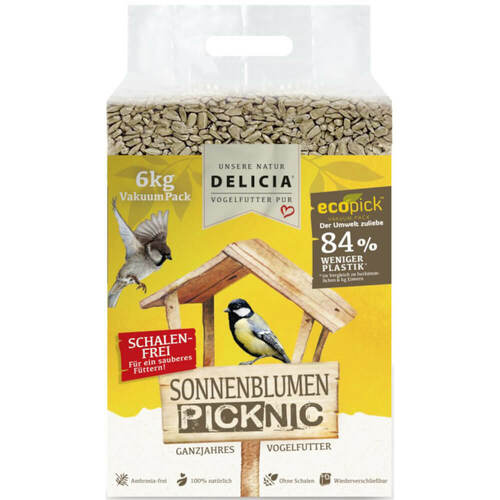 Delicia Vogelfutter Sonnenblumenkerne Picknic 