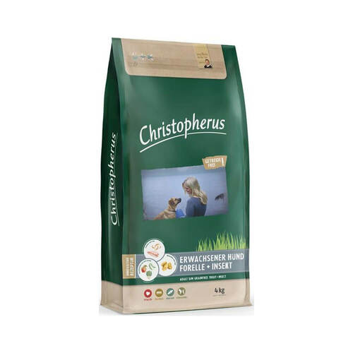 Christopherus Hunde Trockenfutter Forelle + Insekt 4kg