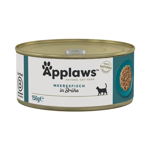 Applaws Katzen Nassfutter Seefisch 24x156g