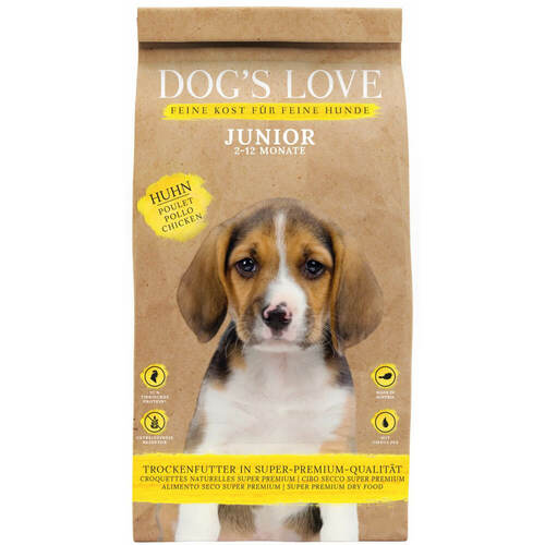DogsLove Welpenfutter Junior Huhn 12kg