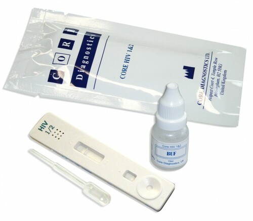 25 St. RightSign HIV Schnelltest, HIV Test, Aids Test, f�r Vollblut, Serum + Plasma