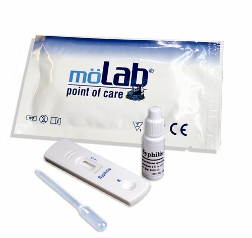 m�Lab Syphilis Test z qual. Nachweis von Syphilisspezifischen Antik�rpern 25 Test