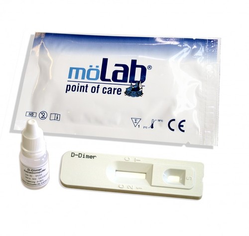 m�Lab D-Dimer Schnelltest zur Ausschlussdiagnostik von Thrombosen Lungenembolien